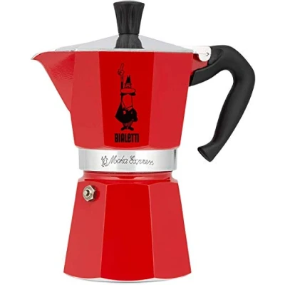 Abbildung von BIALETTI Espressokocher &quot;Moka Express&quot;, 0,13 l Kaffeekanne, Aluminium, in hochwertiger Lackierung, 1 Tasse
