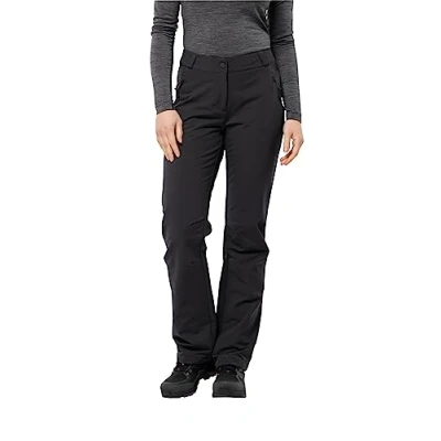 Abbildung von Jack Wolfskin Activate Thermic Pants Outdoorhose, Damen, Größe: 34, Black