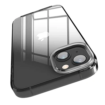 Abbildung von elago Hybrid Transparente Hülle Kompatibel mit iPhone 14 Plus (6.7&quot;), PC + TPU Technologie, Kristallklar, Stoßsicherer Stoßfängerabdeckung, Ganzkörperschutz (Schwarz)