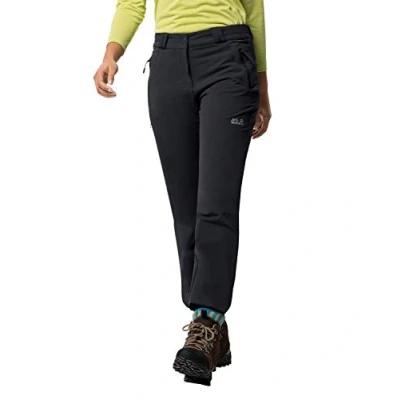 Abbildung von Jack Wolfskin Damen Activate Thermic Pants Women Damenhose, Black, 18