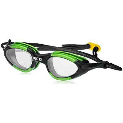 Abbildung von BECO 9931 Unibody Schwimmbrille Farblish, Farblich sortiert (rot, hellblau/dunkelblau, gelb/blau, schwarz)