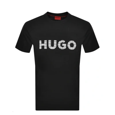 Abbildung von HUGO Dulivio Tshirt print, Herren, Größe: Large, Black
