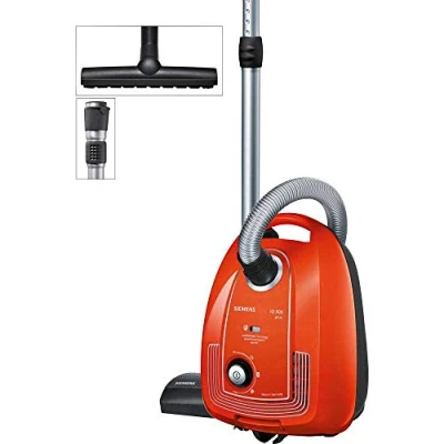 Abbildung von SIEMENS Bodenstaubsauger &quot;Plus Limited Edition iQ300 VSP3AAAA, rot&quot;, 750 W, mit Beutel, Bodendüse für Parkett, Teppich, Fliesen