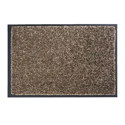 Abbildung von Astra strapazierfähige Schmutzfangmatte Perle rutschfeste Türmatte Fußmatte für den Innenbereich Eingangsmatte Vorleger (Taupe, 60x80cm)
