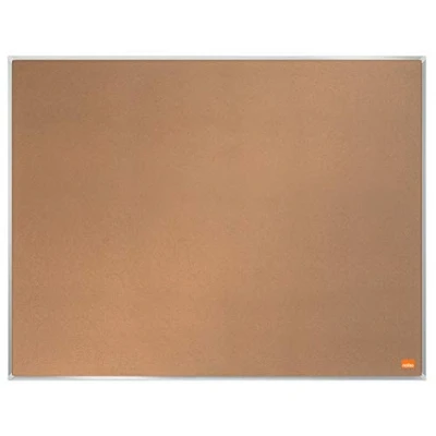 Abbildung von Nobo Kork Notiztafel, 600 x 450 mm, Schlanker Zielrahmen, Selbstheilende Korkoberfläche, InvisaMount Montagesystem, Impression Pro, Hellbraun, 1915229