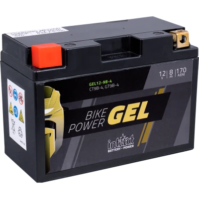 Abbildung von intAct Batterie Bike Power Gel geschlossen GEL12 9B 4 12V/8Ah (YT9B