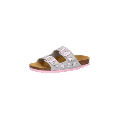 Abbildung von LICO Pantolette flach für Kinder, Größe: 27, Grau rosa Schuhe
