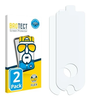 Abbildung von BROTECT 2 Stück Full Cover Schutzfolie für Segway Ninebot KickScooter MAX G2D Screen Displayschutz Folie [3D Curved, Kristall Klar]