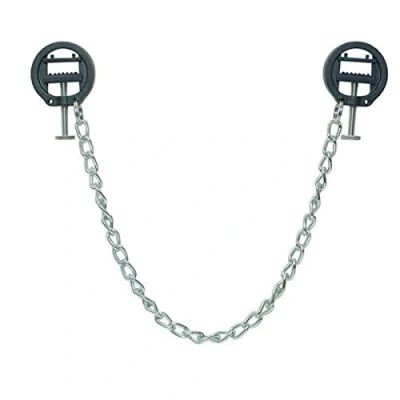 Abbildung von Nippelklammern mit Metallkette