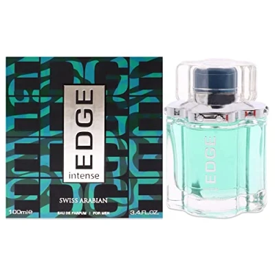 Abbildung von Swiss Arabian Edge Intense Eau de Parfum für Männer 100ML Eine kühne Fusion aus würzigem Ingwer, schwarzer Johannisbeere und Amber Selbstbewusster kraftvoller Duft