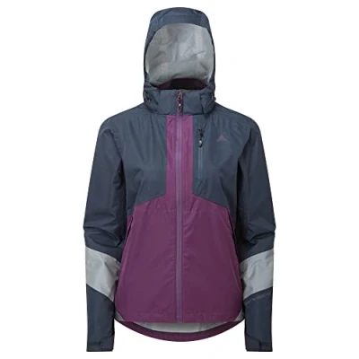Abbildung von Altura Damen Typhoon Wasserdichte Reflektierende Fahrradjacke Marineblau/Violett 16