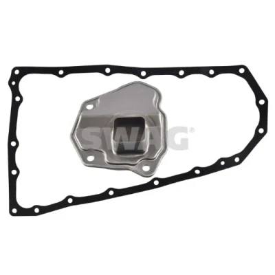 Abbildung von SWAG 33 10 8564 Hydraulikfiltersatz, Automatikgetriebe mit Ölwannendichtung NISSAN: Qashqai 2, Juke, X Trail, RENAULT: Koleos 2
