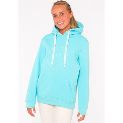 Abbildung von Zwillingsherz Hoodie &quot;&quot;Happy and Beautiful&quot;&quot;, bedruckter Kordel und Stickerei