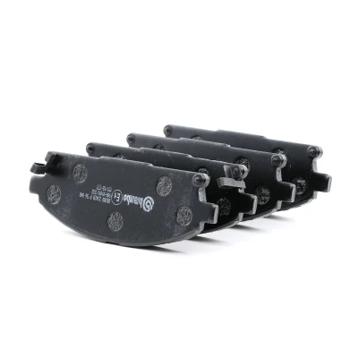 Abbildung von BREMBO P 56 040 Bremsbelagsatz mit akustischer Verschleißwarnung ohne Zubehör NISSAN: X Trail, Pathfinder 2, HONDA: Elysion I, ACURA: MDX