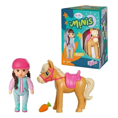 Abbildung von Baby Born Minipuppe born® Minis Spielset Horse Fun, inklusive Mini Puppe