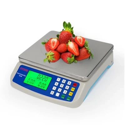 Abbildung von Digitale Küchenwaagen 40kg waage küche Edelstahl Digitalwaage mit LCD Display und Tara Funktion Digital Feinwaage PCS zählwaage&#039;, 3 Einheiten Konvertierung