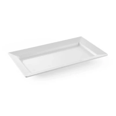 Abbildung von HENDI Buffetplatte, Rechteckig, Hygienisch und bruchfest, Servierplatte, Catering, 495x270x(H)56mm, Melamin