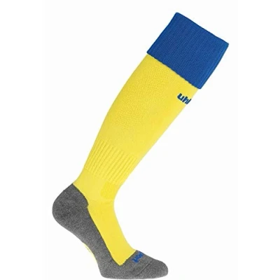 Abbildung von uhlsport Herren Club Stutzenstrumpfe, limonengelb/azurblau, 28 32
