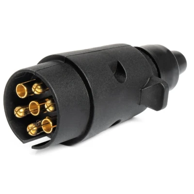 Abbildung von AMiO 03215 Anhängersteckdose 7 PVC schwarz Wohnwagen