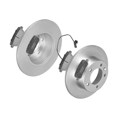 Abbildung von F.BECKER_LINE BREMSSCHEIBEN Ø305MM + BREMSBELÄGE HINTEN FÜR OPEL MOVANO B