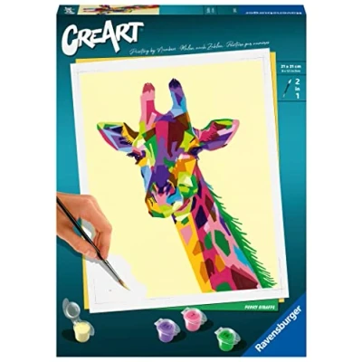 Abbildung von Ravensburger Malen nach Zahlen CreArt, Funky Giraffe, Made in Europe