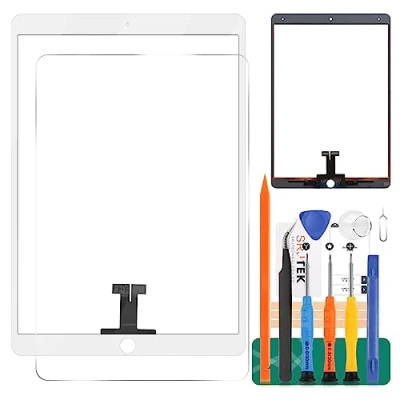 Abbildung von SRJTEK Touchscreen Digitizer für iPad Pro 10.5 A1701/1709 (kein LCD Bildschirm), Weiß