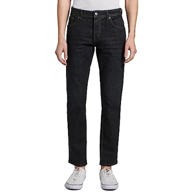Abbildung von TOM Tailor denim Aedan Jeans Straight Leg, Herren, Größe: 33x34, Dark blue