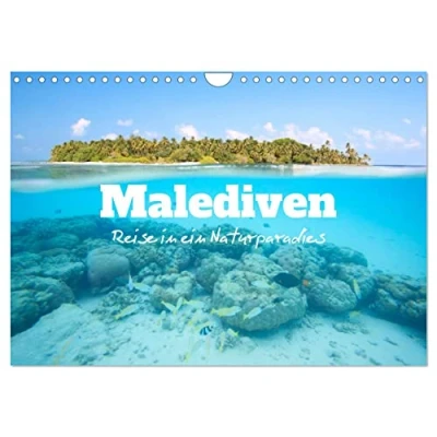 Abbildung von Malediven Reise in ein Naturparadies (Wandkalender 2025 DIN A4 quer), CALVENDO Monatskalender