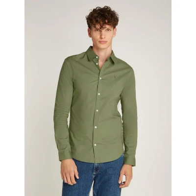 Abbildung von Tommy Jeans Original Stretch Hemd, Herren, Größe: 3XL, Aruba green