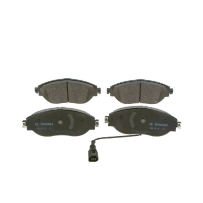 Abbildung von BOSCH 0 986 424 285 Bremsbelagsatz Low Metallic mit integriertem Verschleißsensor VOLKSWAGEN: Golf 7 Schrägheck, Passat B8 Limousine, Arteon kfzteile,