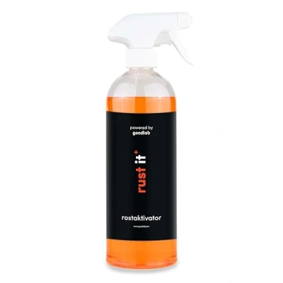 Abbildung von goodlab RustIT+ Rostaktivator Rostbeschleuniger für jede Art von oxidierbaren Metallen Schnelle, einfache &amp; sichere Anwendung (750ml)