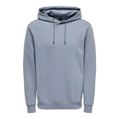 Abbildung von Only &amp; Sons Onsceres LIFE Kapuzenpullover, Herren, Größe: XL, Flint stone
