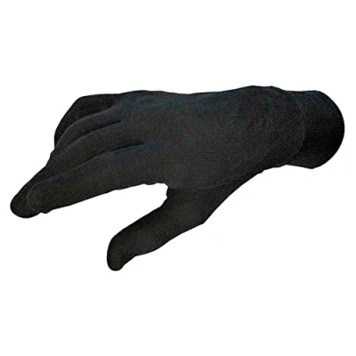 Abbildung von Dainese Silk Underglove, Motorrad Innenhandschuhe Seide, Schwarz, S