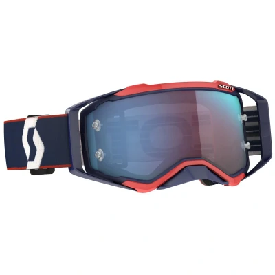 Abbildung von Scott Prospect MX Goggle Cross/MTB Brille gelb/rot/orange Chrom Works