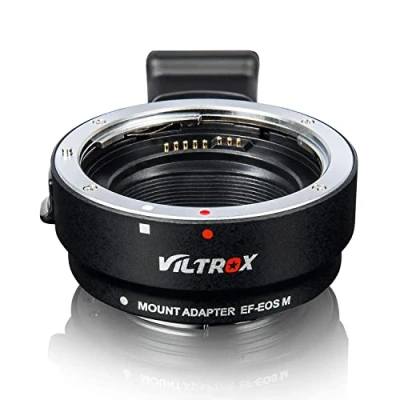 Abbildung von Viltrox EF EOS M Objektivadapter Bajonettadapter Autofokus Lens Mount Adapter Objektiv Konverter für Canon EF/EF S auf (EF Mount) Kamera M1 M3 M5 M6 M10 M50 M100