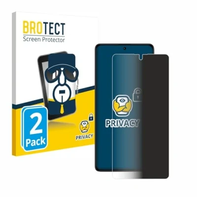 Abbildung von BROTECT (2 Stück Anti Spy Blickschutzfolie für Xiaomi Redmi Note 13 5G Privacy Screen Protector [Displayschutz Folie, Sichtschutz, Blaulichtfilter]