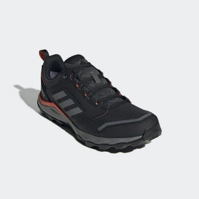 Abbildung von Adidas Terrex Tracerocker Hikingschuh, Herren, Größe: 43 1/3, Grey six/grey four/semi impact orange Schuhe