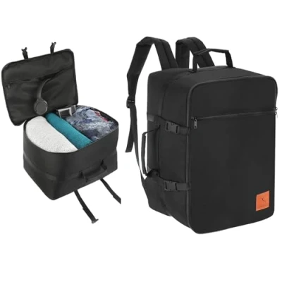 Abbildung von Granori Kofferrucksack Dreampack Pro 40x30x25 / 40x30x20 cm Handgepäck Rucksack (Flexsize), Platzwunder mit optimaler Konstruktion zum maximalen Bepacken