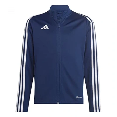 Abbildung von adidas Performance Trainingsjacke Team navy blue für Kinder, Größe: 128,