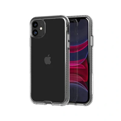Abbildung von Tech21 Pure Clear Schutzhülle für iPhone 11 Schützende Dünne Schale Beständig Handyhülle Transparent