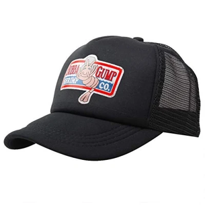 Abbildung von Danlai Unisex Truck Baseball Mesh Cap Einstellbare Snapback Bubba Gump Baseballkappe Shrimp Gestickte Hüte Schwarz