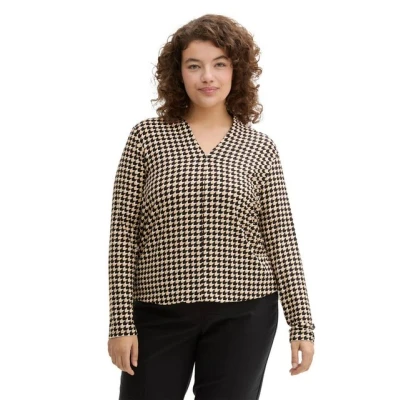 Abbildung von TOM TAILOR PLUS Langarmshirt mit Muster