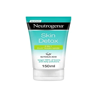 Abbildung von Neutrogena Gesichtspeeling, Skin Detox, Reinigungsmaske Ton, 150 ml