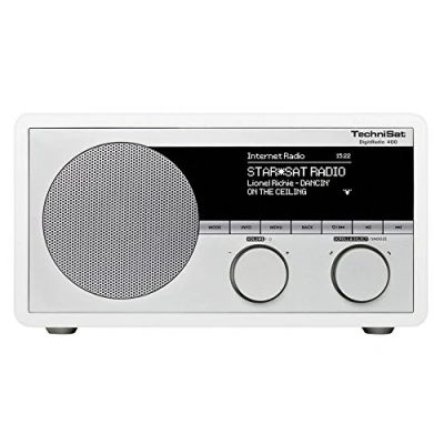Abbildung von TechniSat DigitRadio 400 (DAB+/UKW &amp; Internetradio, WLAN, UPnP, Bluetooth), weiß