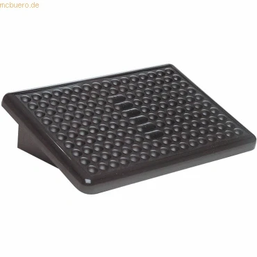 Abbildung von UNILUX Fußbank Confort, mit Massagenoppen, Auflagefläche abnehmbar, schwarz, L 45 x H 12 P 30 cm