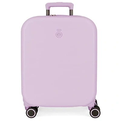 Abbildung von Enso Annie Lila Kabinenkoffer 40x55x20 cm Starres ABS Integriertes TSA Schloss 37L 2,74 kg 4 Doppelräder Handgepäck
