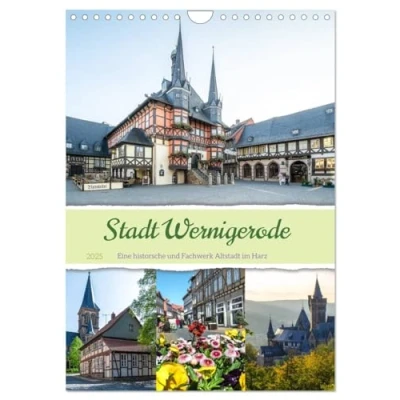 Abbildung von Stadt Wernigerode (Wandkalender 2025 DIN A4 hoch), CALVENDO Monatskalender