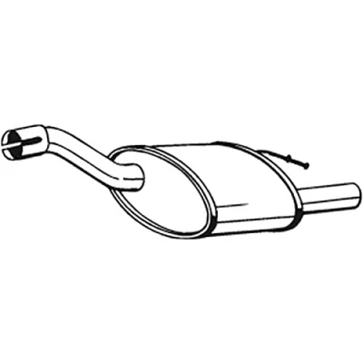 Abbildung von BOSAL 154 211 Endschalldämpfer FORD: Focus Mk1 Schrägheck