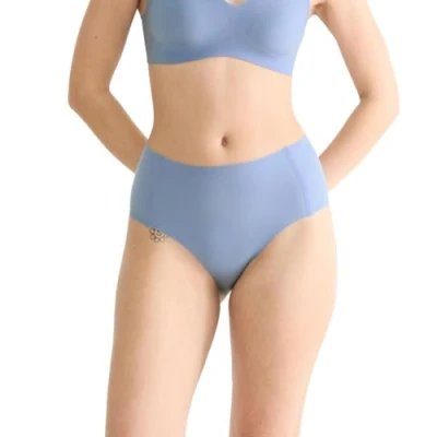 Abbildung von sloggi Women&#039;s Zero Feel 2.0 High Waist Briefs, Chambray, L