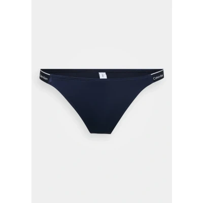 Abbildung von Calvin Klein Swimwear Curved Delta Bikinihose, Damen, Größe: XS, Dark sapphire
